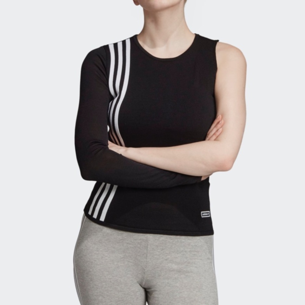 Adidas Tailored one sleeve top small and XL NWT!